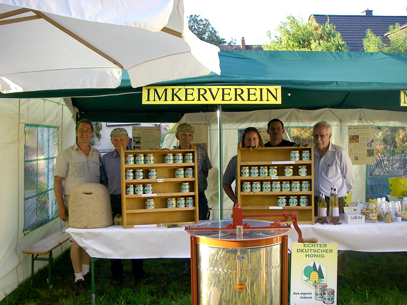 Stand auf dem Bauernmarkt